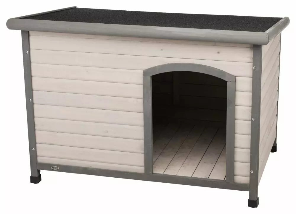 Natura bouda pro psa L 116 × 82 × 79 cm — šedá