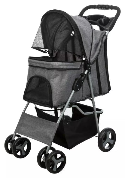Trixie BUGGY – Kočárek pro psy a kočky 47 × 100 × 80 cm (max. 15 kg)