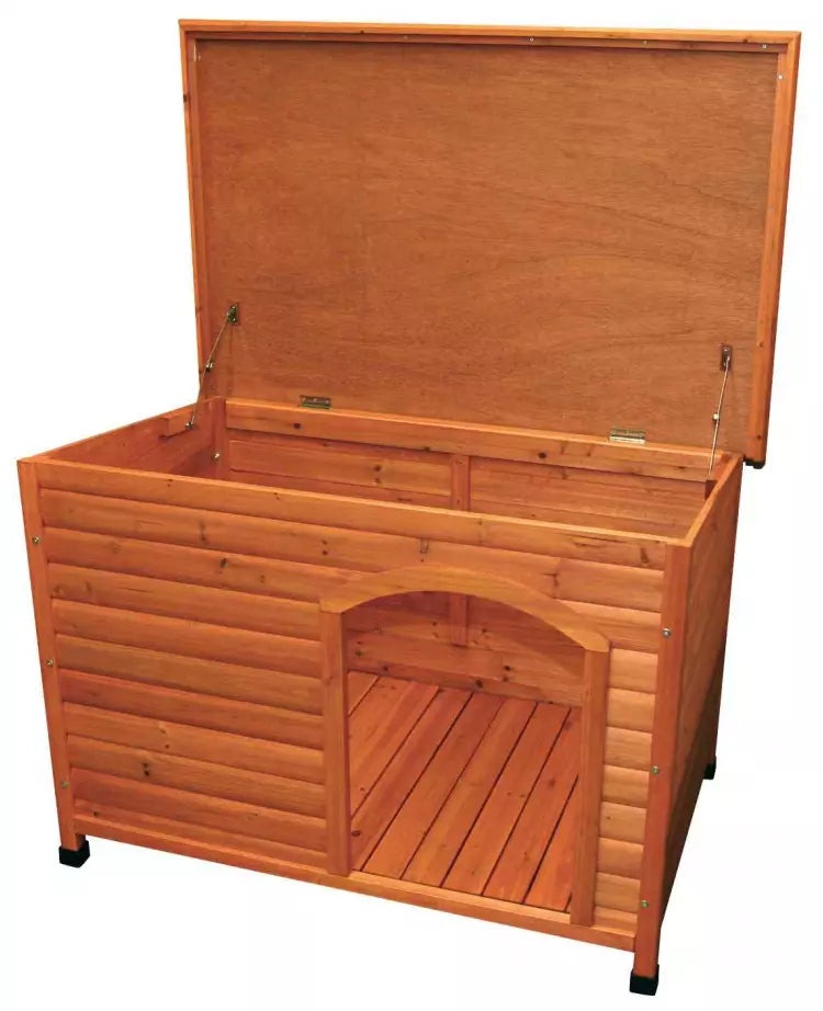 Trixie dřevěná bouda pro psa M–L 104 × 72 × 68 cm — rovná střecha