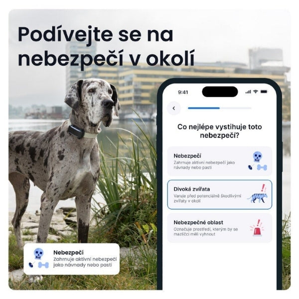Tractive GPS Dog 6 XL — GPS tracker a monitor zdraví pro psy