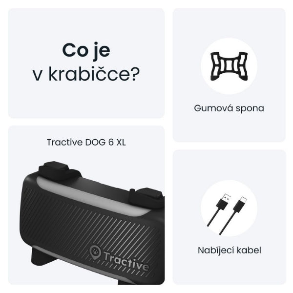 Tractive GPS Dog 6 XL — GPS tracker a monitor zdraví pro psy